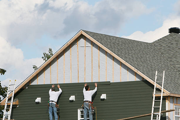 Professional Siding Installation technician working in LaGrange, GA